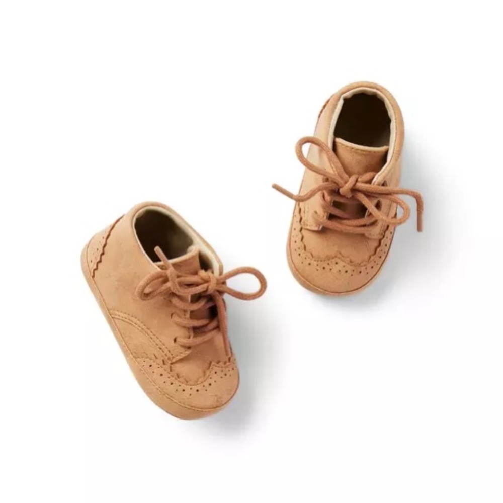 Janie and jack BABY WINGTIP BOOTIE 12 to 18 months